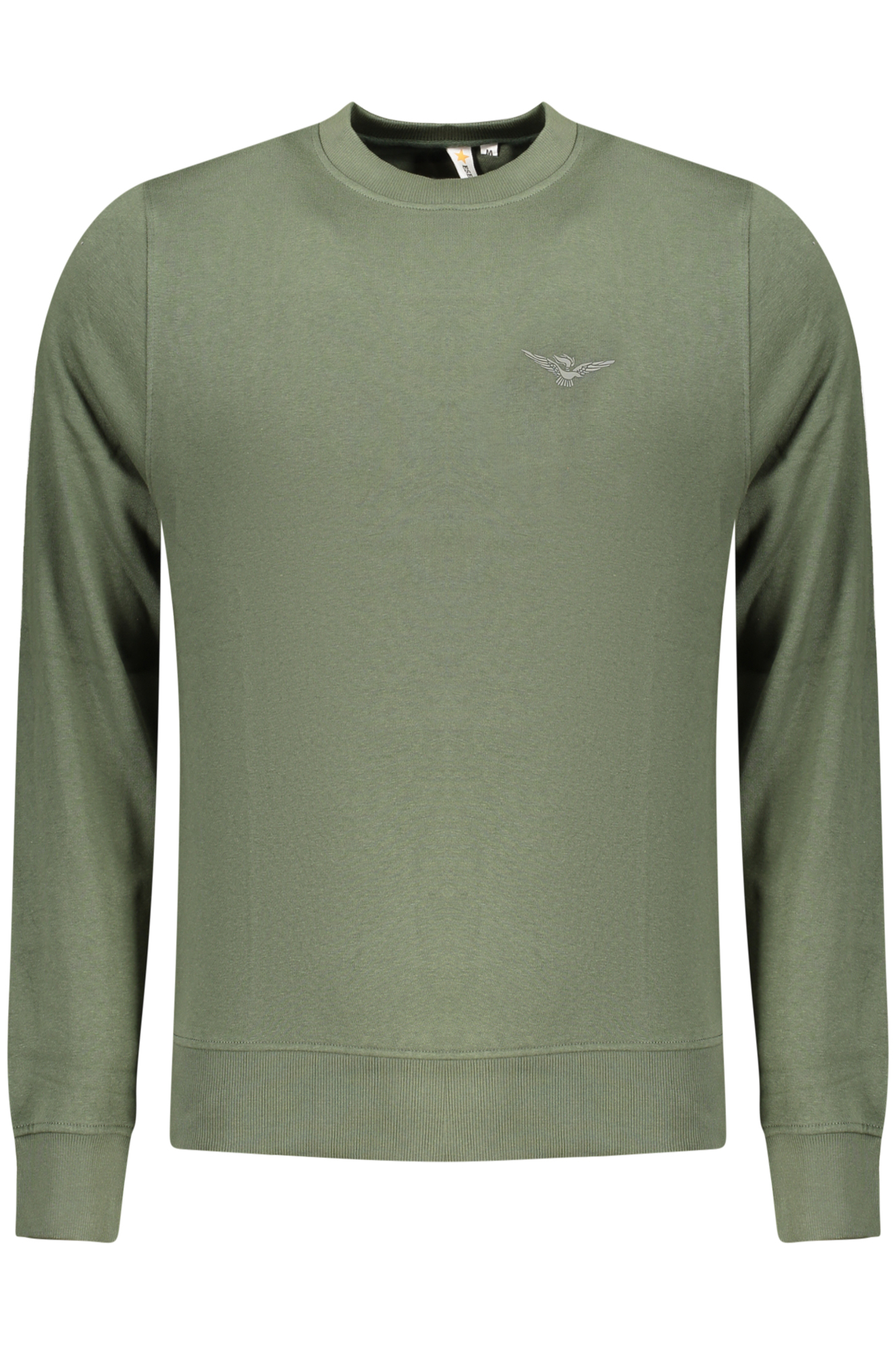 ACCADEMIA MILITARE FELPA SENZA ZIP UOMO VERDE