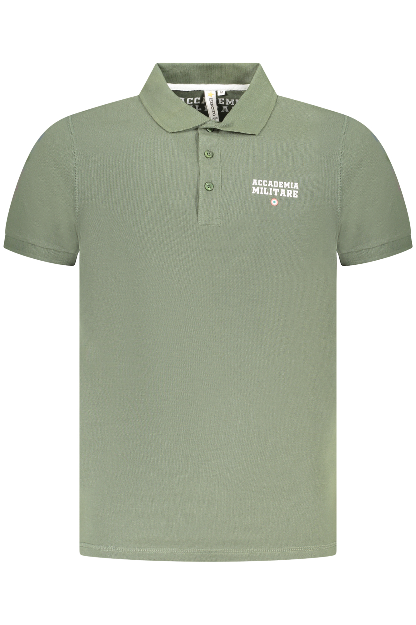 ACCADEMIA MILITARE POLO MANICHE CORTE UOMO VERDE