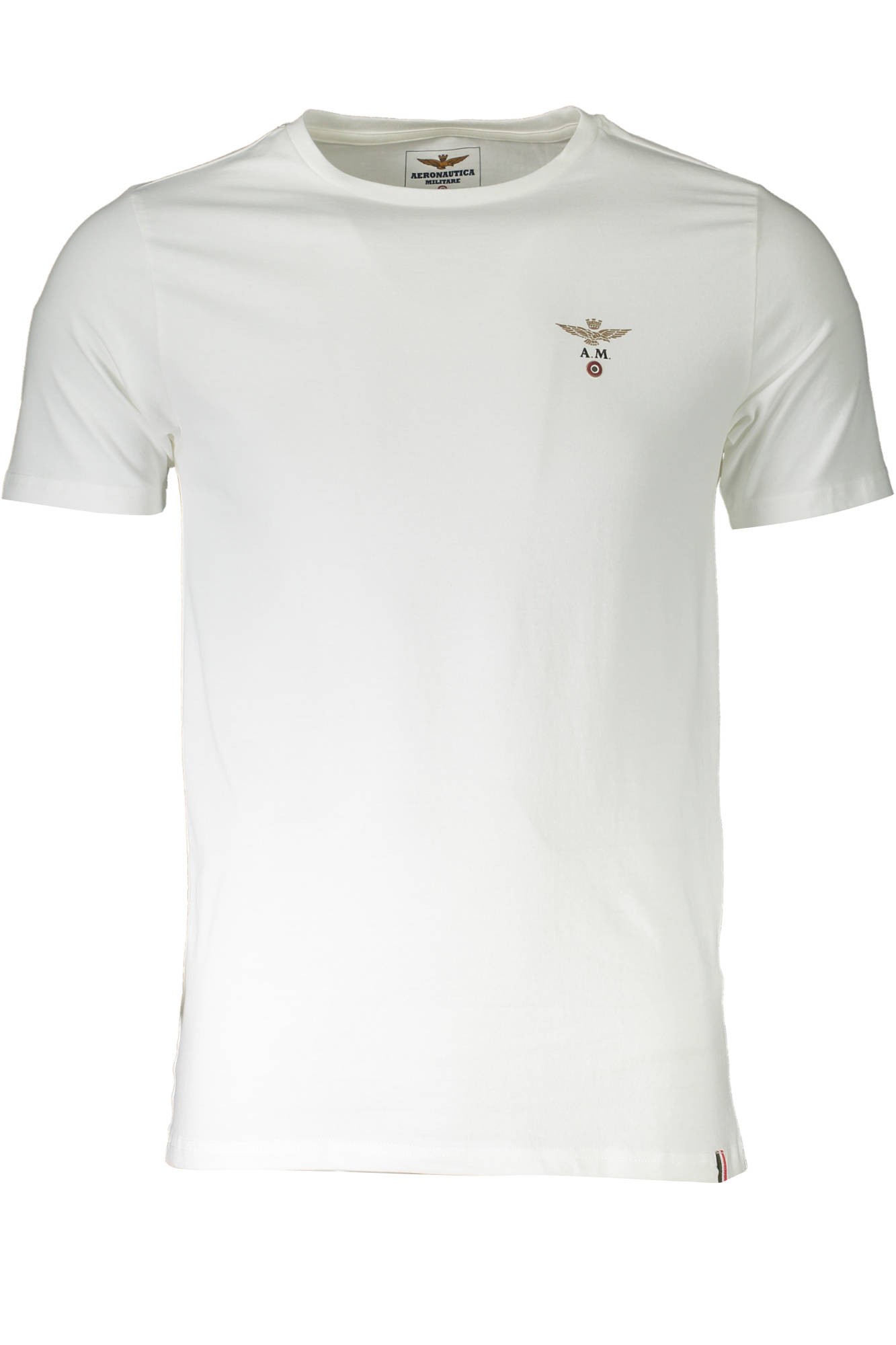 AERONAUTICA MILITARE T-SHIRT ESTERNABILE UOMO BIANCO