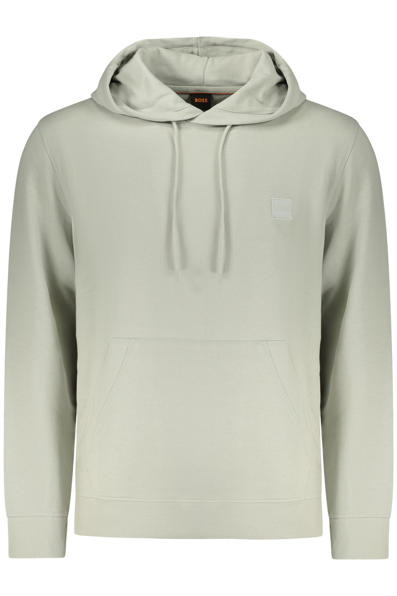 BOSS FELPA SENZA ZIP UOMO GRIGIO