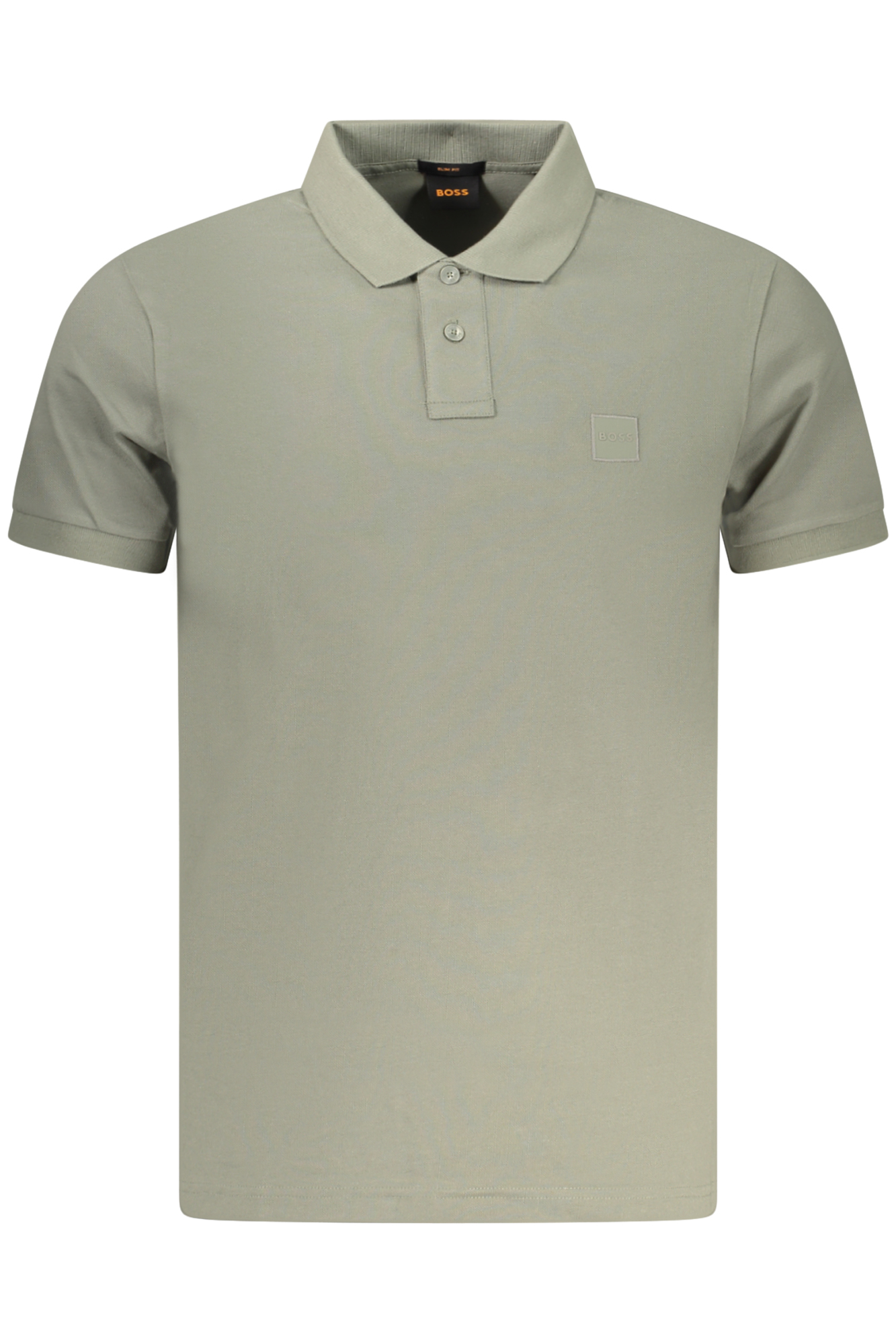 BOSS POLO MANICHE CORTE UOMO VERDE