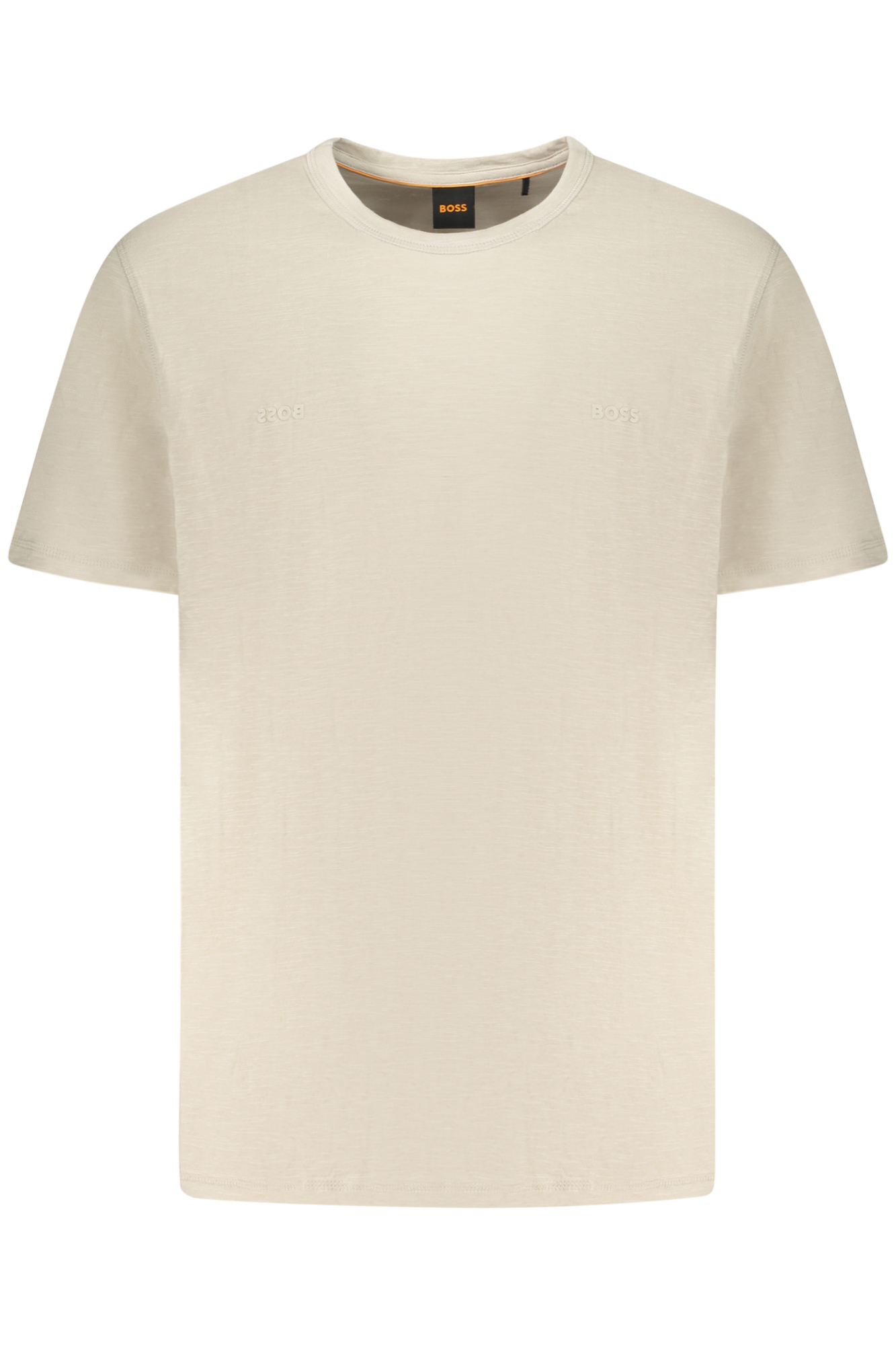BOSS T-SHIRT MANICHE CORTE UOMO BEIGE