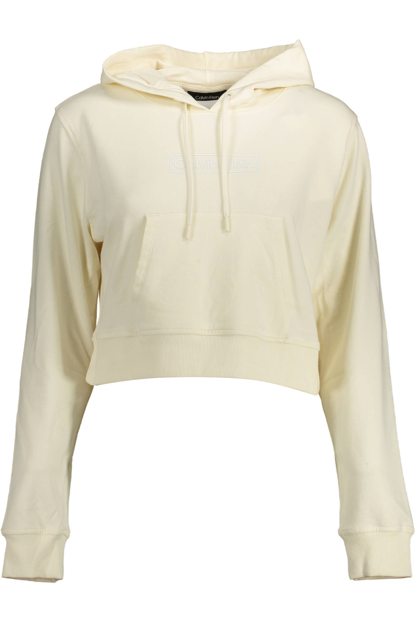 CALVIN KLEIN FELPA SENZA ZIP DONNA BIANCO