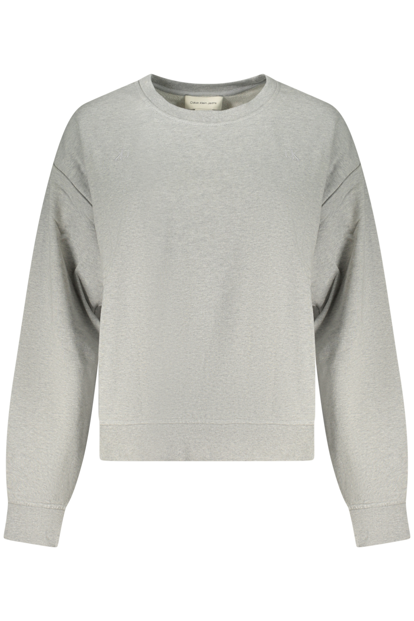 CALVIN KLEIN FELPA SENZA ZIP DONNA GRIGIO