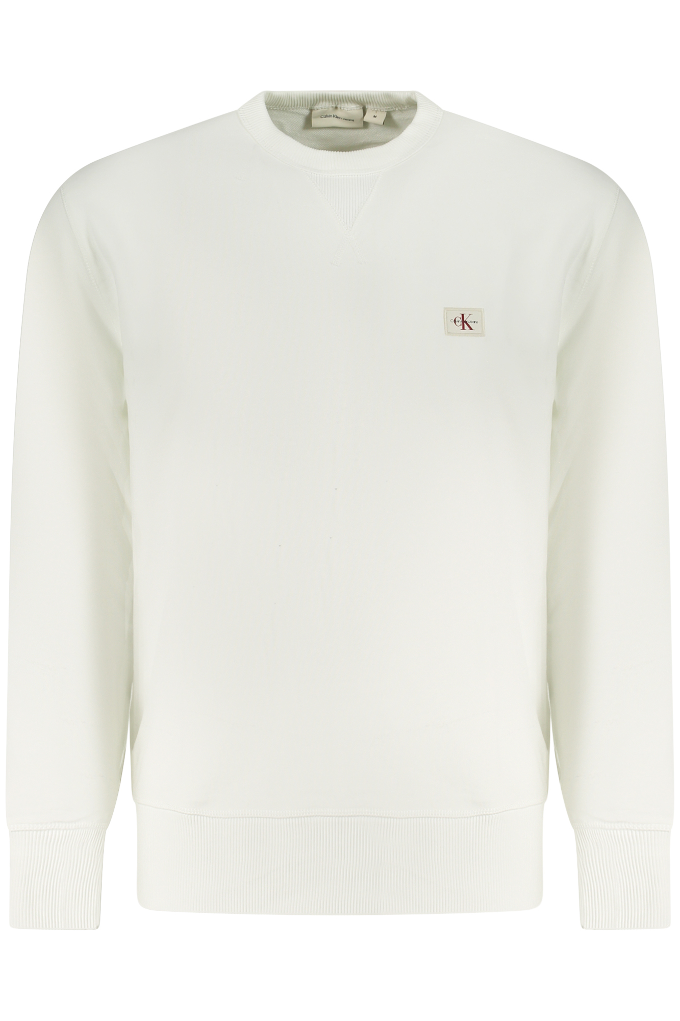 CALVIN KLEIN FELPA SENZA ZIP UOMO BIANCO