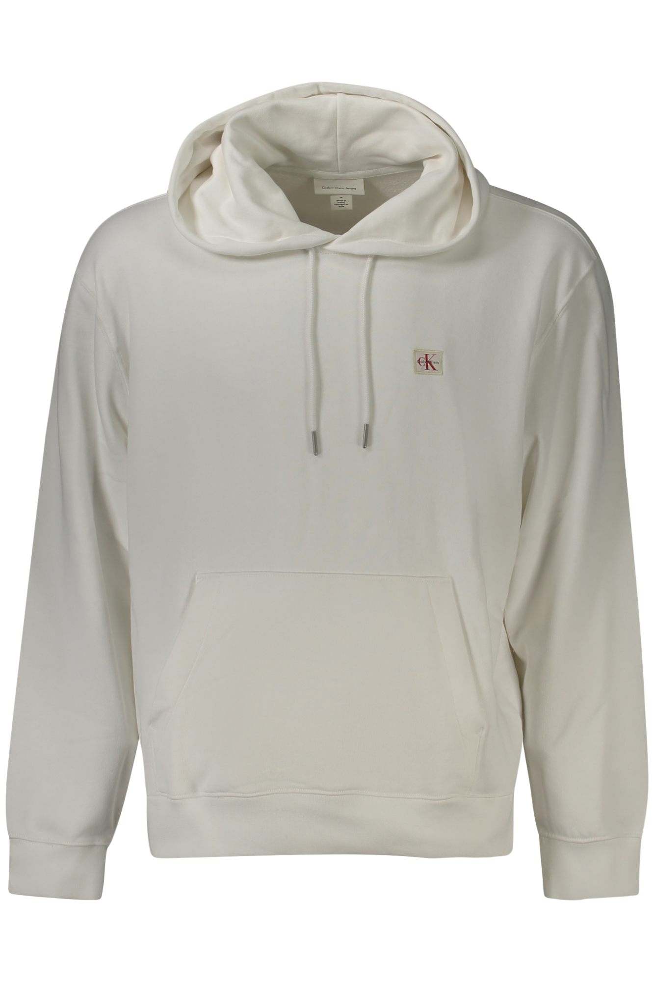 CALVIN KLEIN FELPA SENZA ZIP UOMO BIANCO