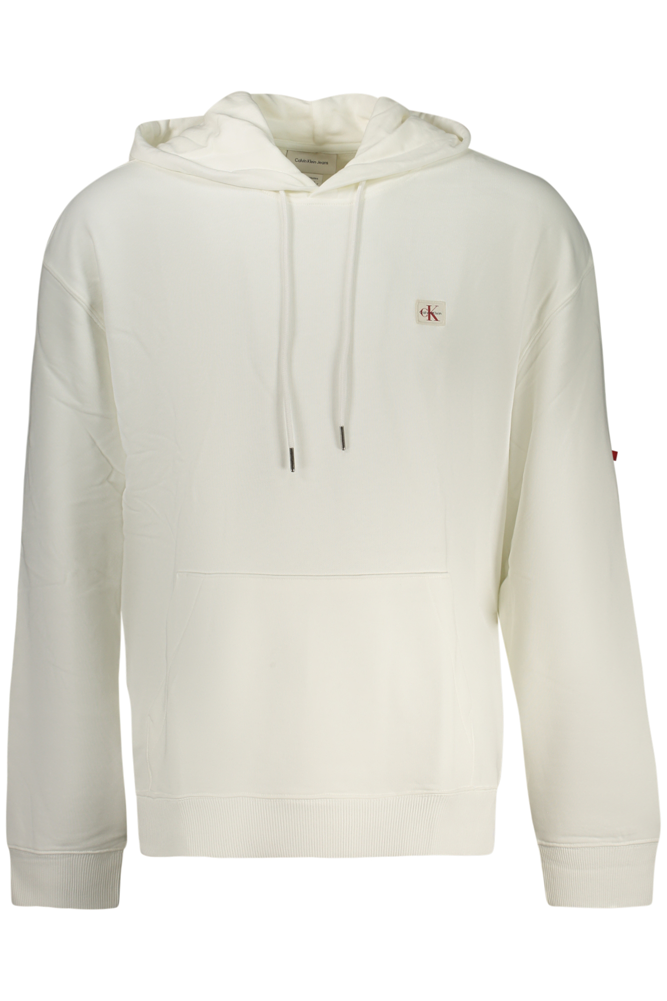 CALVIN KLEIN FELPA SENZA ZIP UOMO BIANCO