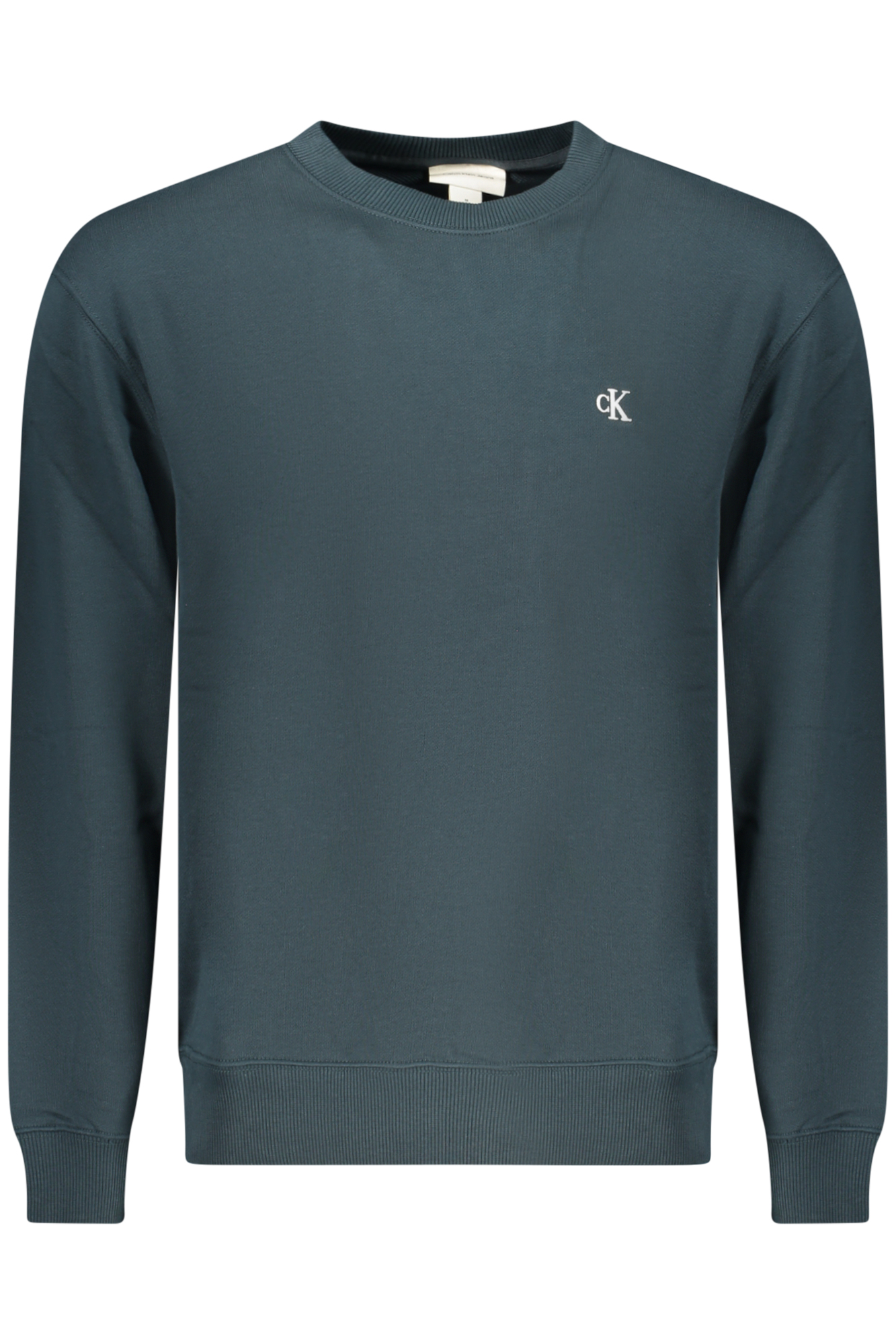 CALVIN KLEIN FELPA SENZA ZIP UOMO BLU