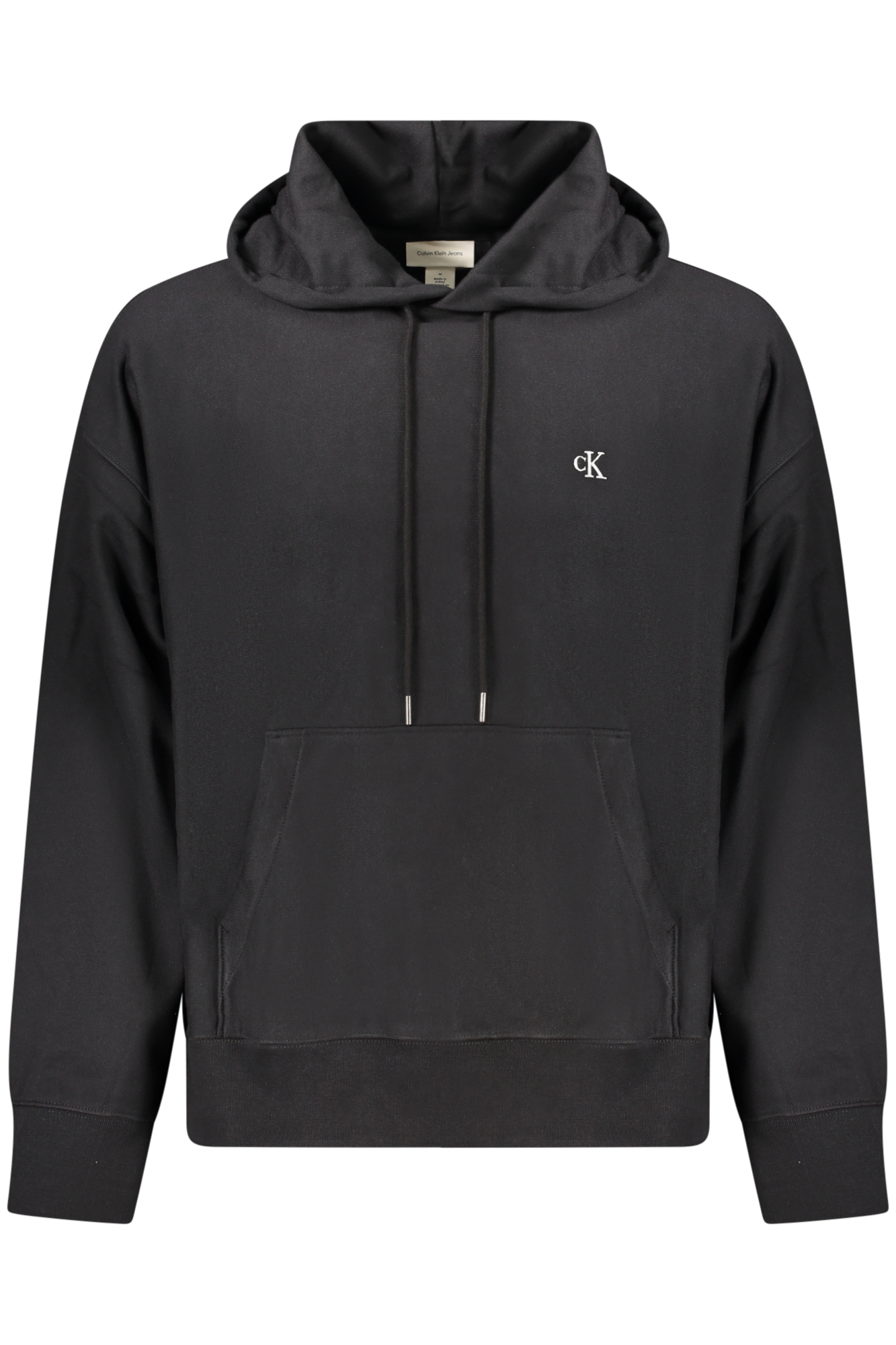 CALVIN KLEIN FELPA SENZA ZIP UOMO NERO