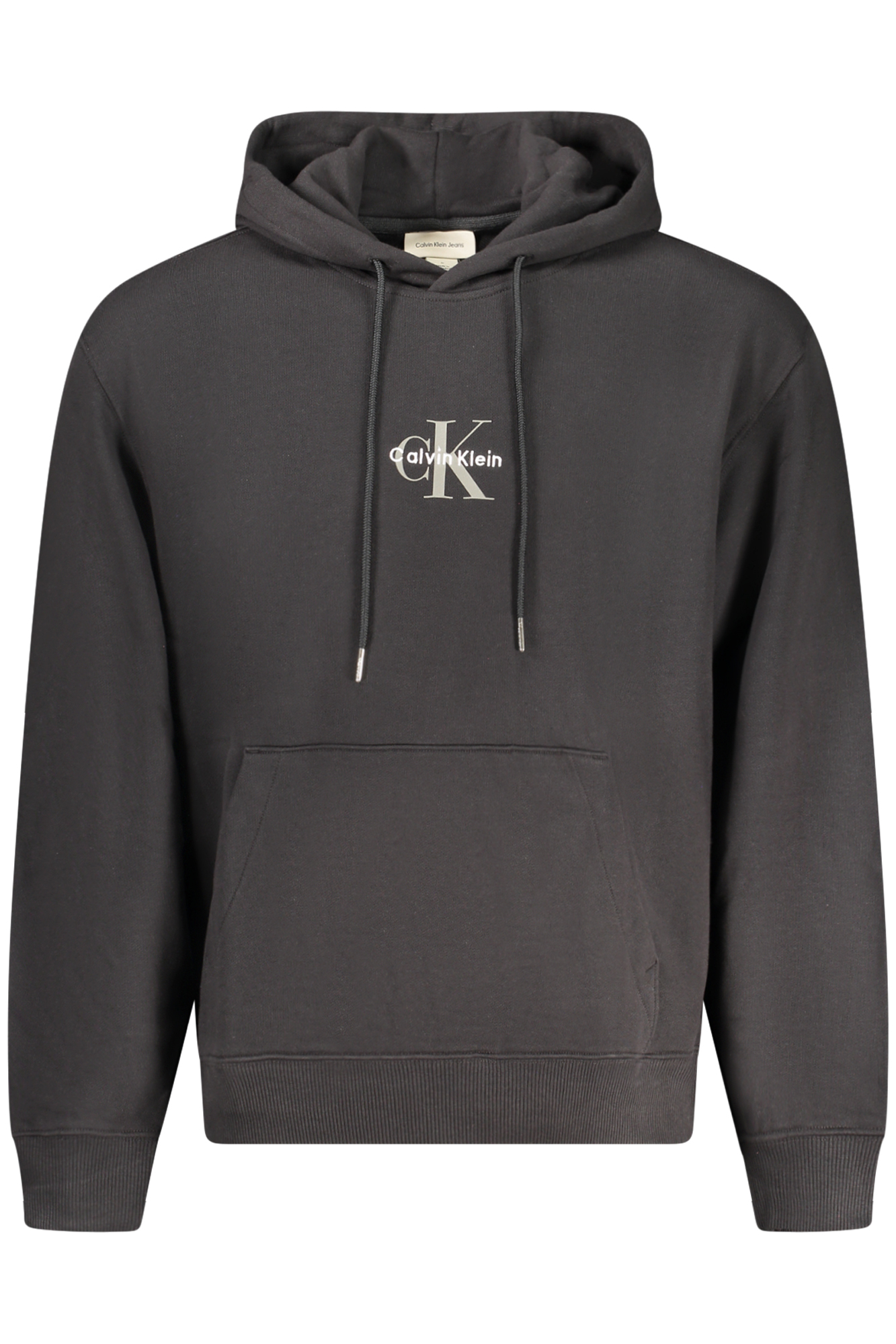 CALVIN KLEIN FELPA SENZA ZIP UOMO NERO