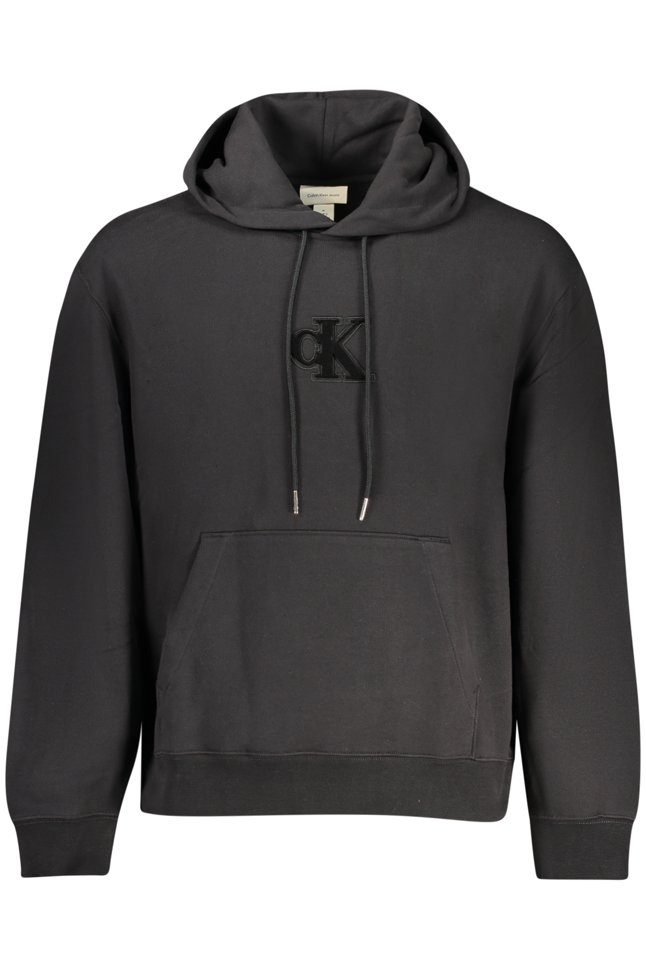 CALVIN KLEIN FELPA SENZA ZIP UOMO NERO