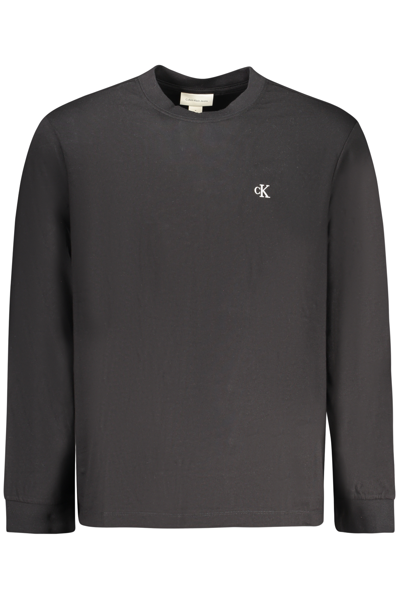CALVIN KLEIN T-SHIRT MANICHE LUNGHE UOMO NERO