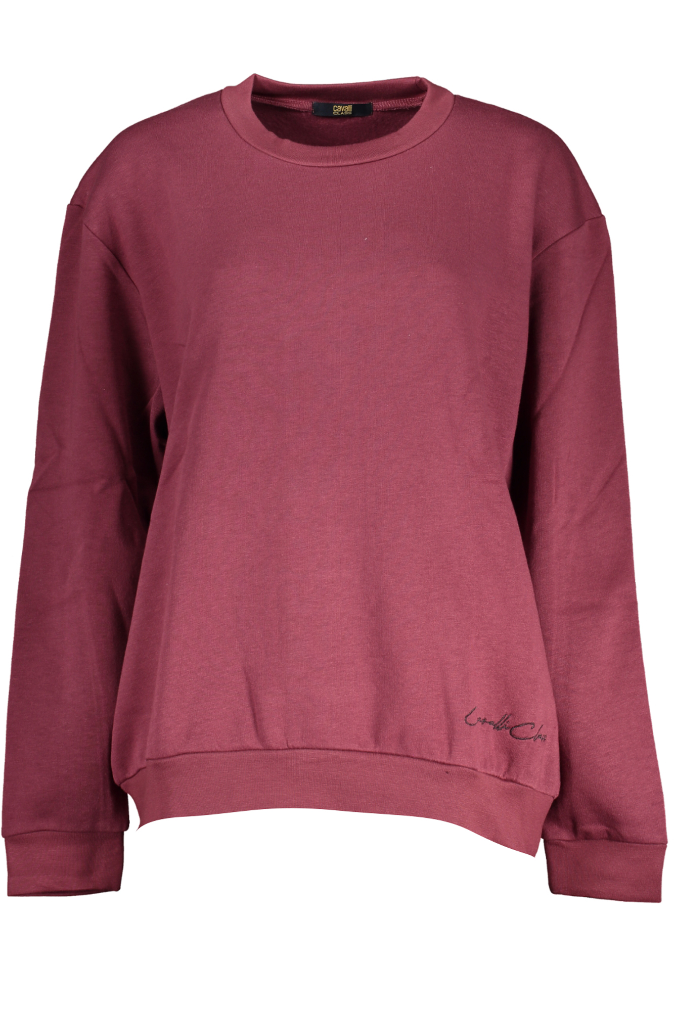 CAVALLI CLASS FELPA SENZA ZIP DONNA VIOLA