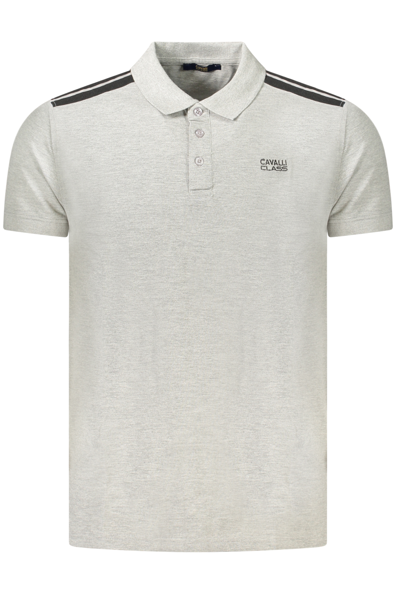 CAVALLI CLASS POLO MANICHE CORTE UOMO GRIGIO
