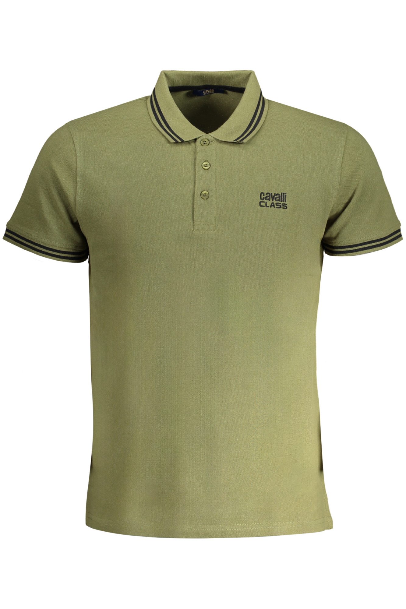 CAVALLI CLASS POLO MANICHE CORTE UOMO VERDE
