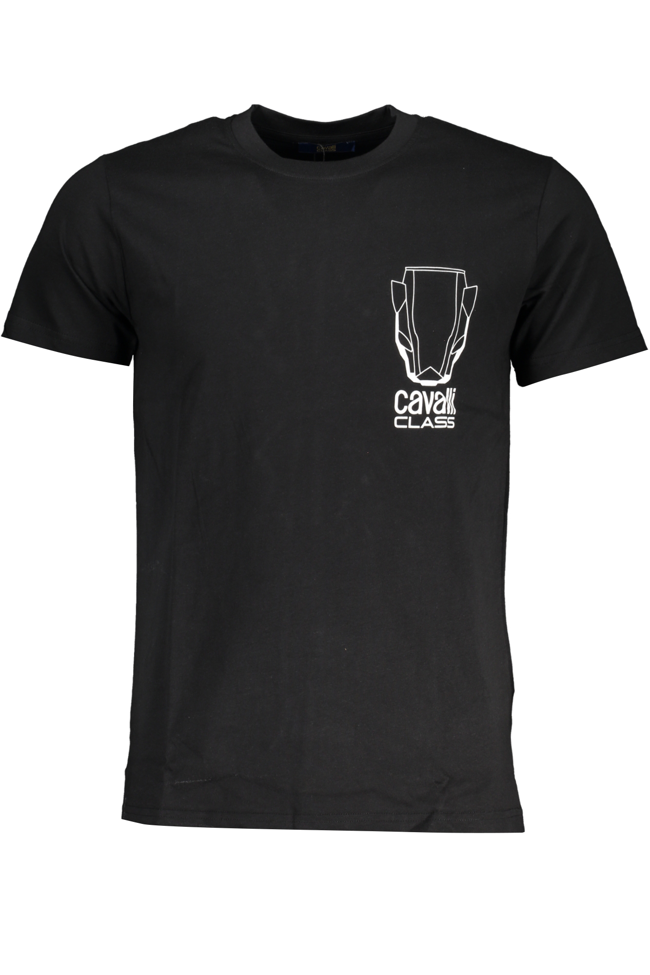 CAVALLI CLASS T-SHIRT MANICHE CORTE UOMO NERO