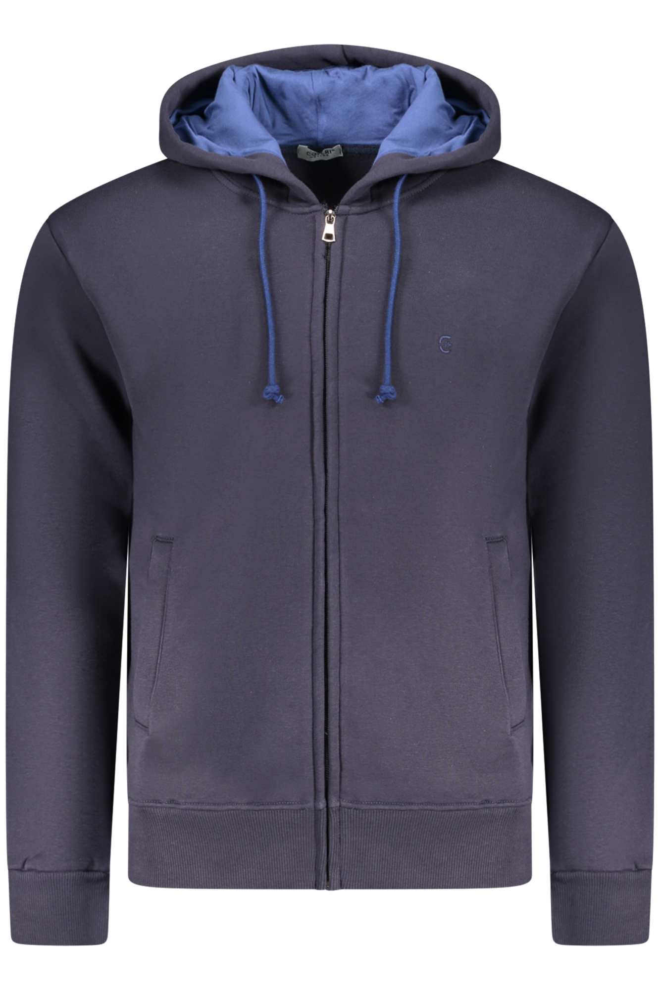 COVERI MOVING FELPA CON ZIP UOMO BLU