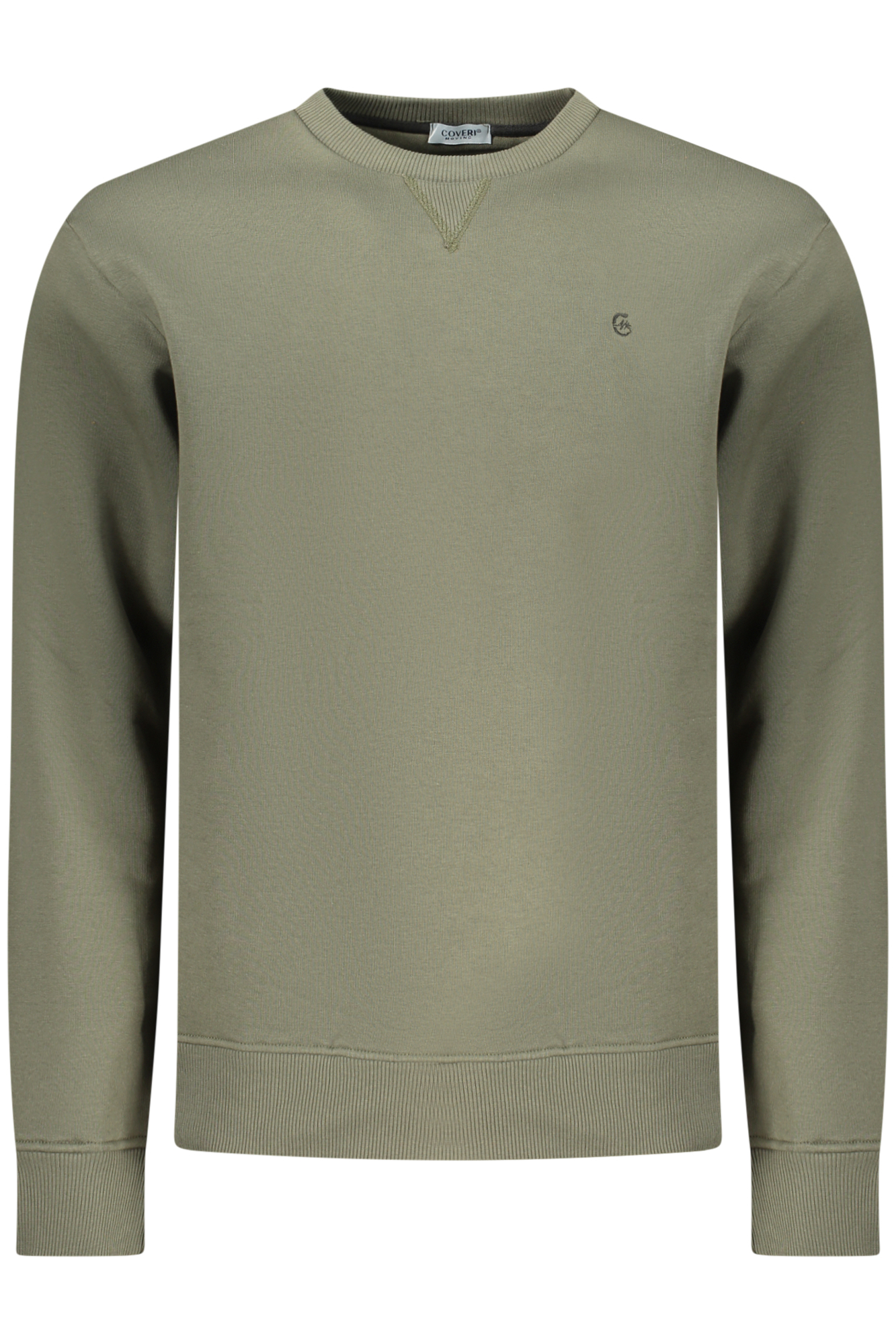COVERI MOVING FELPA SENZA ZIP UOMO VERDE