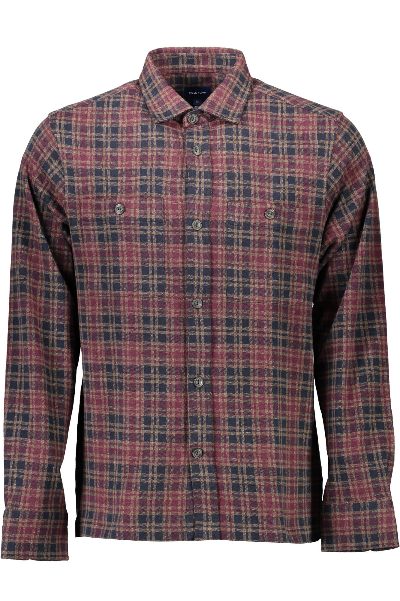 GANT CAMICIA MANICHE LUNGHE UOMO MARRONE