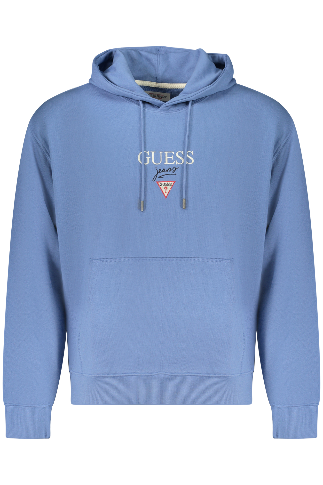 GUESS JEANS FELPA SENZA ZIP UOMO AZZURRO