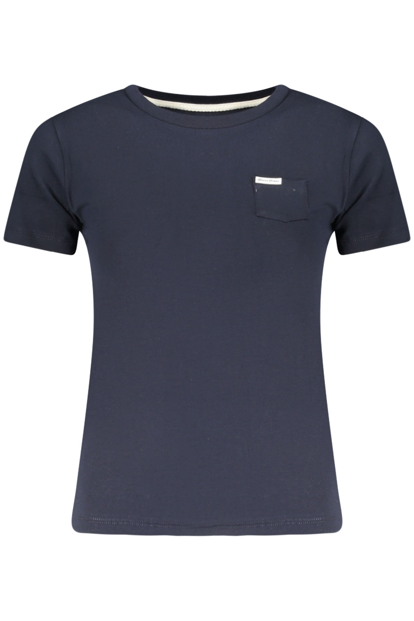 GUESS JEANS T-SHIRT MANICHE CORTE DONNA BLU