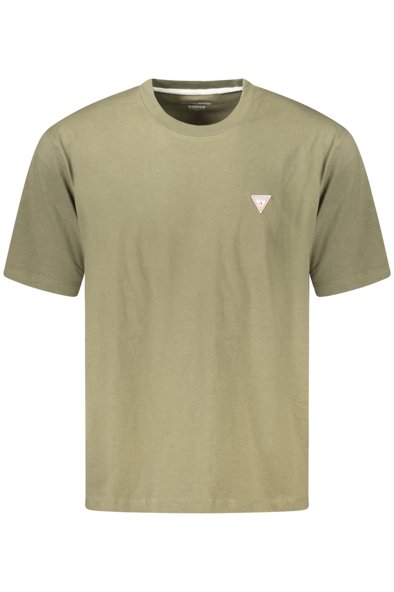 GUESS JEANS T-SHIRT MANICHE CORTE UOMO VERDE
