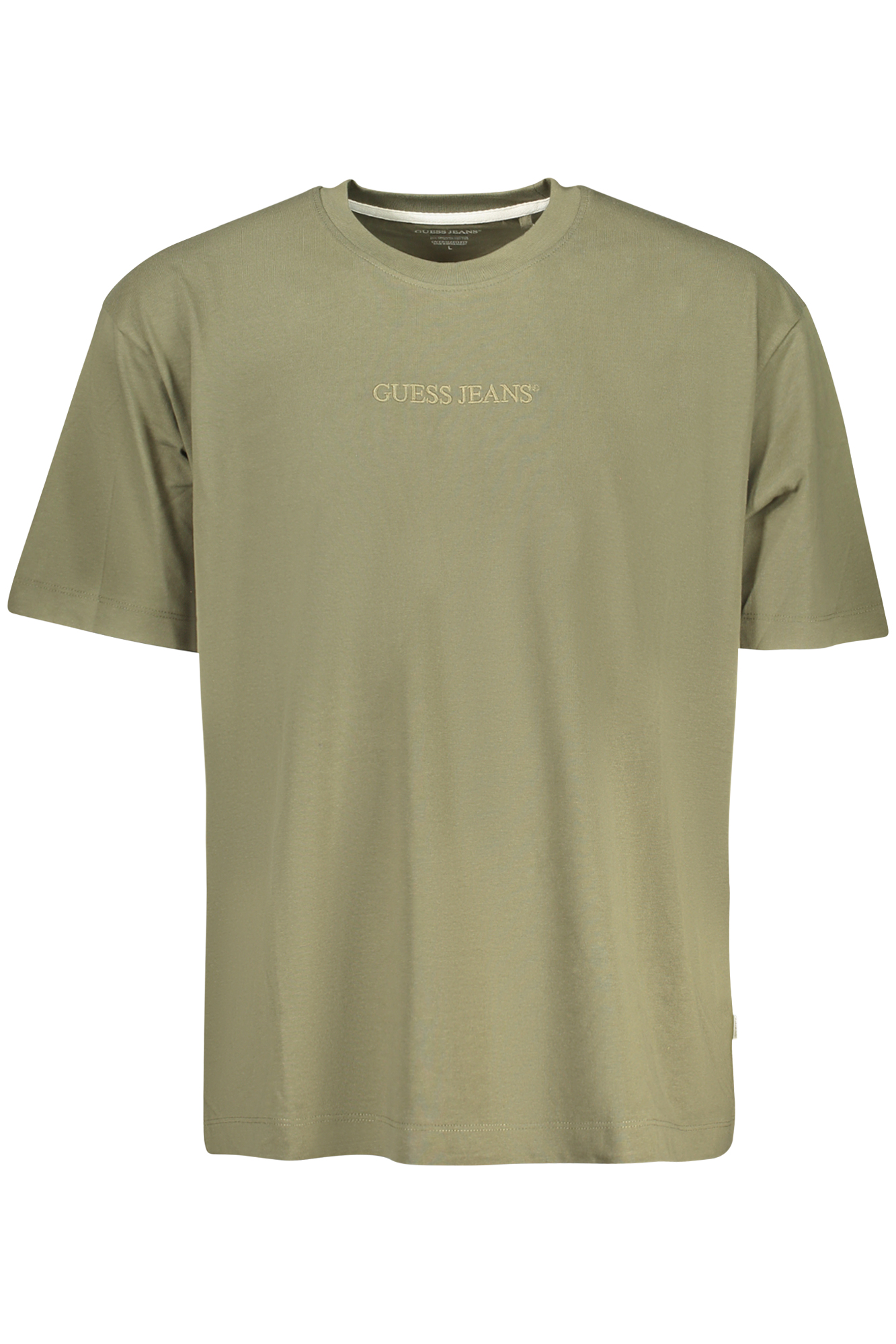 GUESS JEANS T-SHIRT MANICHE CORTE UOMO VERDE