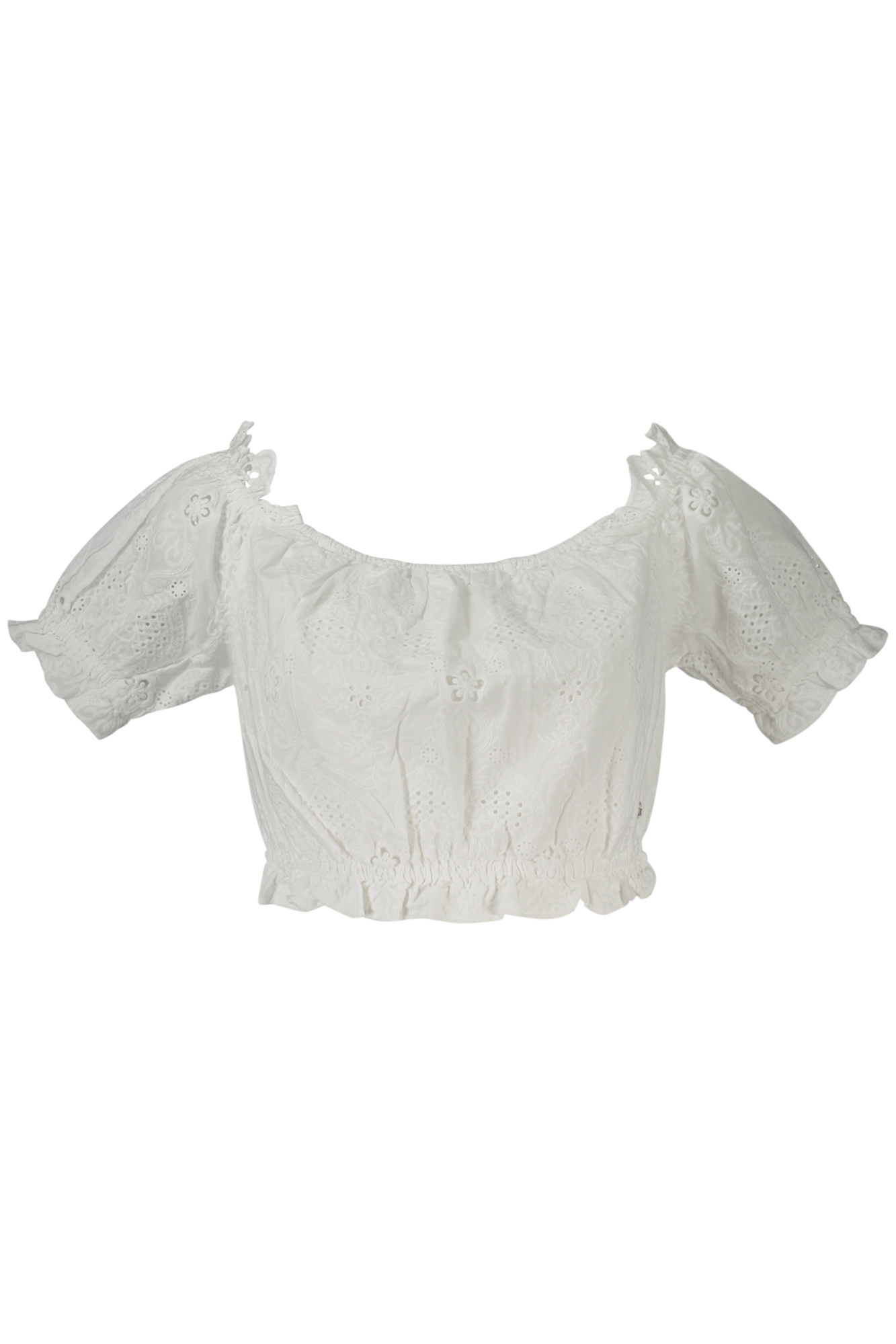 GUESS JEANS TOP DONNA BIANCO