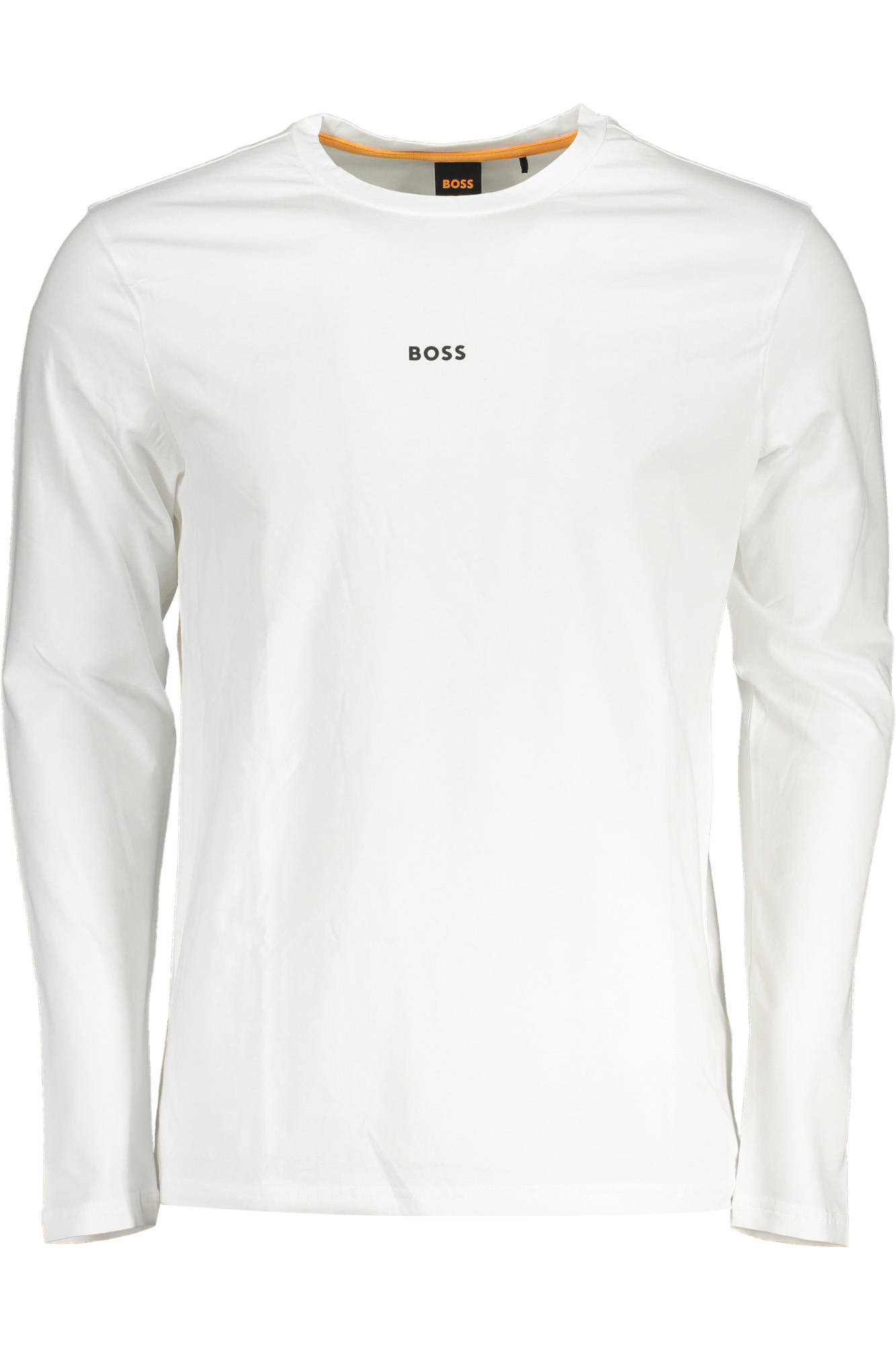HUGO BOSS T-SHIRT MANICHE LUNGHE UOMO BIANCO