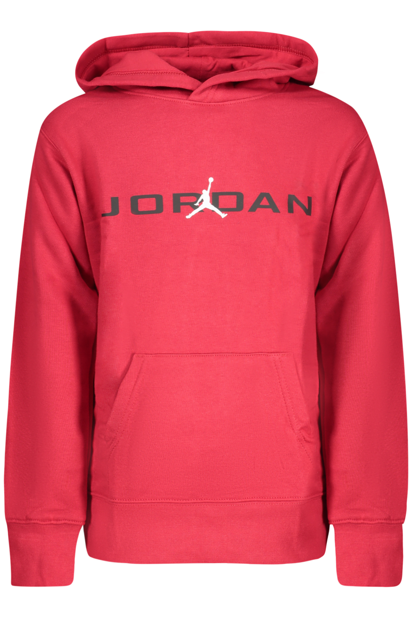 JORDAN FELPA SENZA ZIP BAMBINO ROSSO