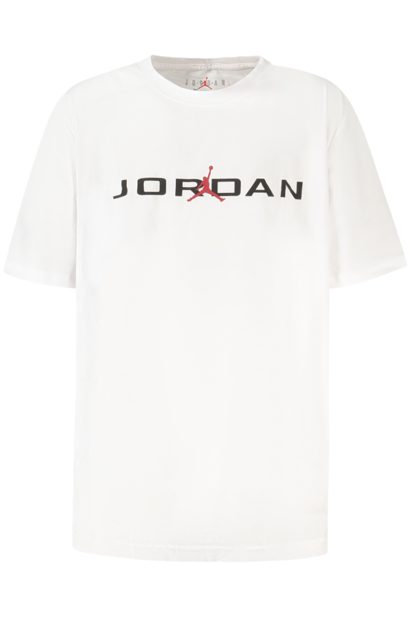 JORDAN T-SHIRT MANICHE CORTE BAMBINO BIANCO