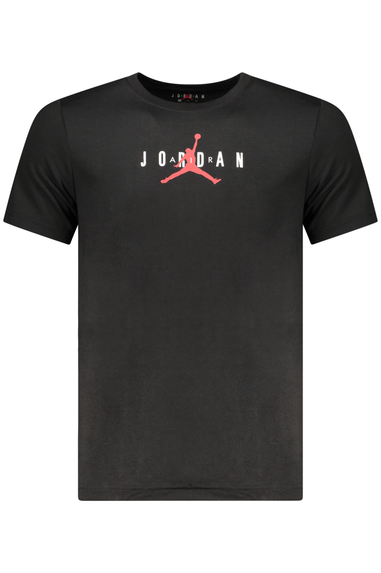 JORDAN T-SHIRT MANICHE CORTE BAMBINO NERO