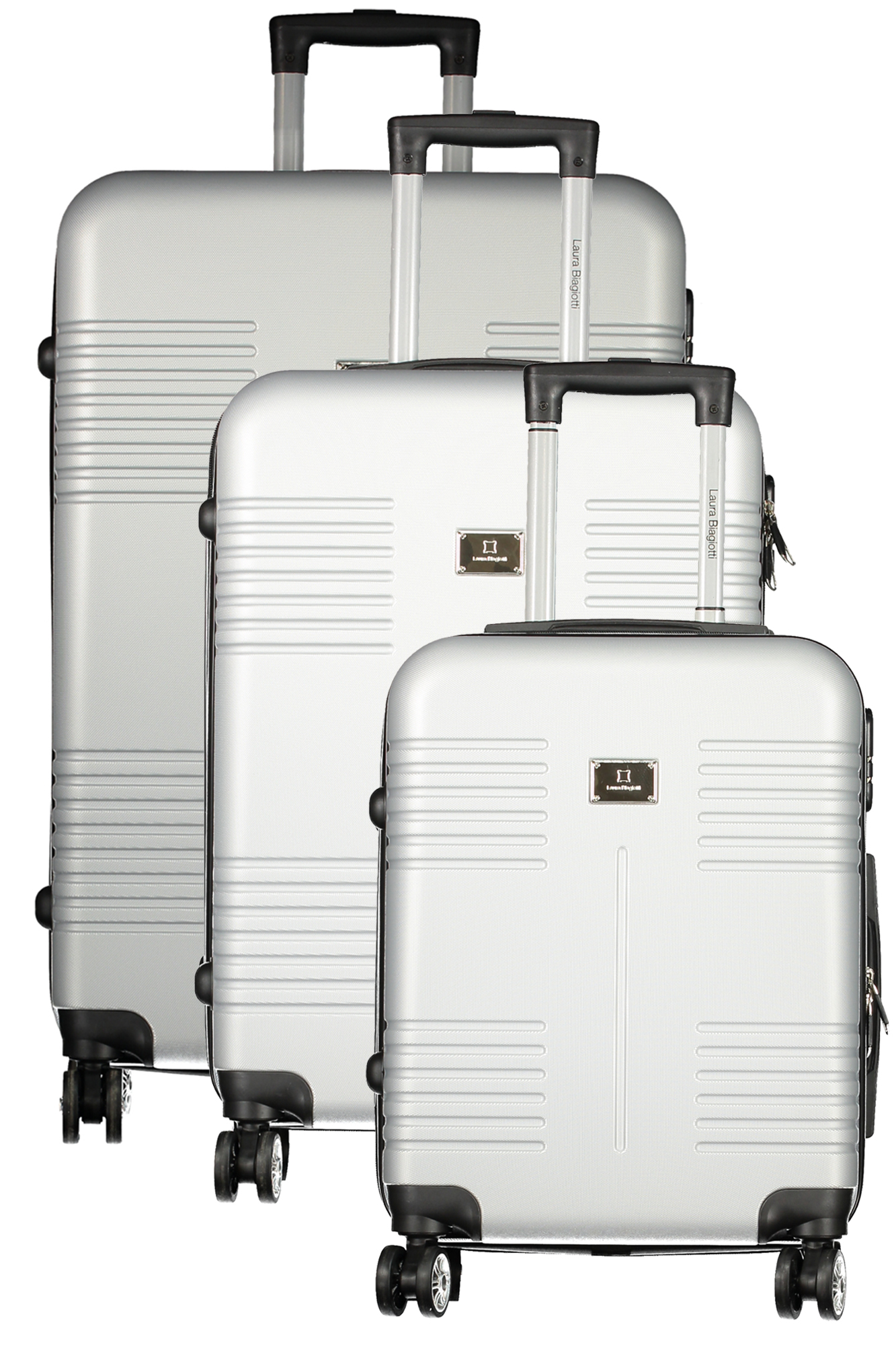 LAURA BIAGIOTTI TROLLEY GRANDE DONNA ARGENTO