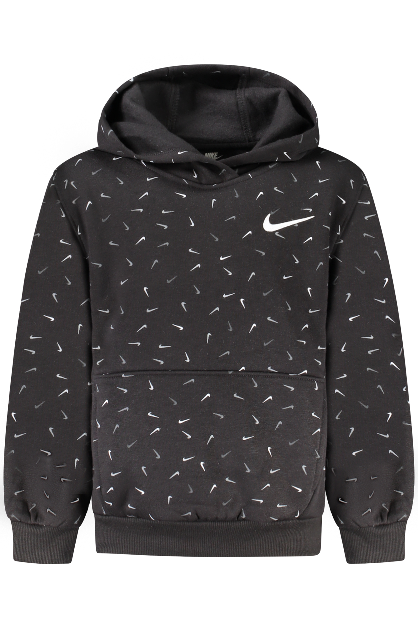NIKE FELPA SENZA ZIP BAMBINA NERO