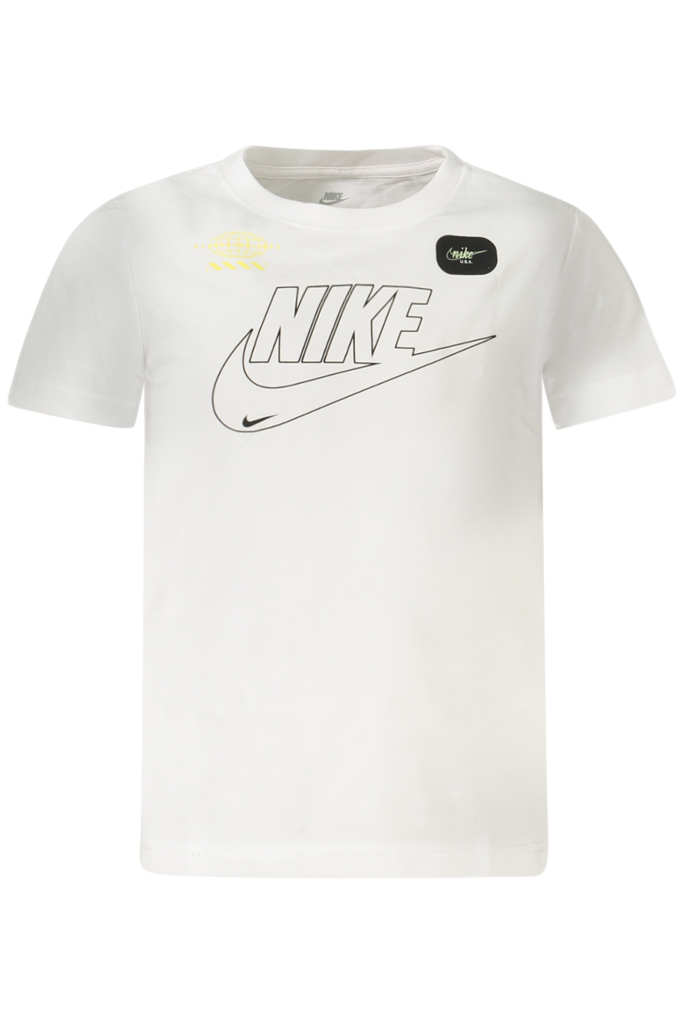 NIKE T-SHIRT MANICHE CORTE BAMBINO BIANCO