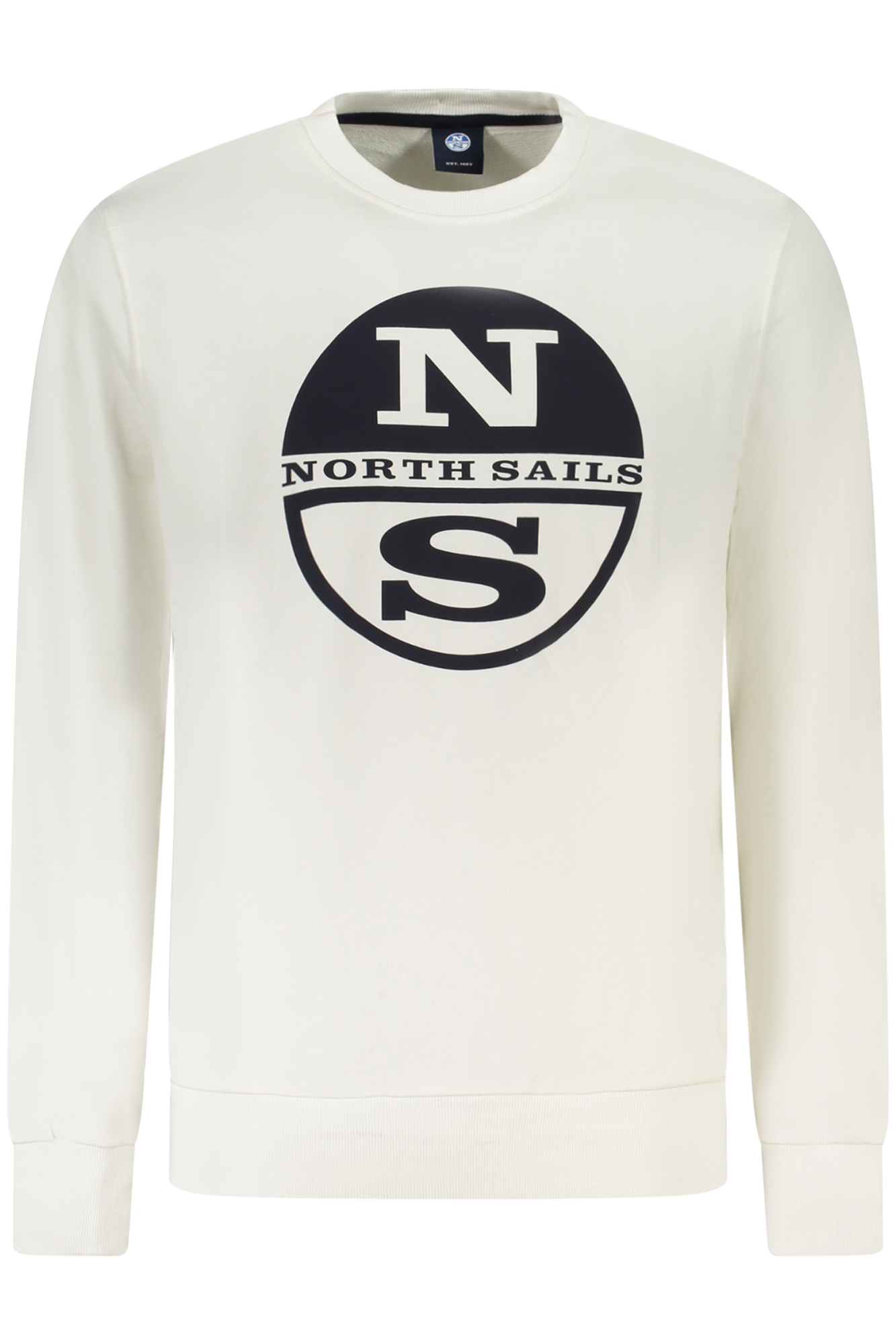 NORTH SAILS FELPA SENZA ZIP UOMO BIANCO