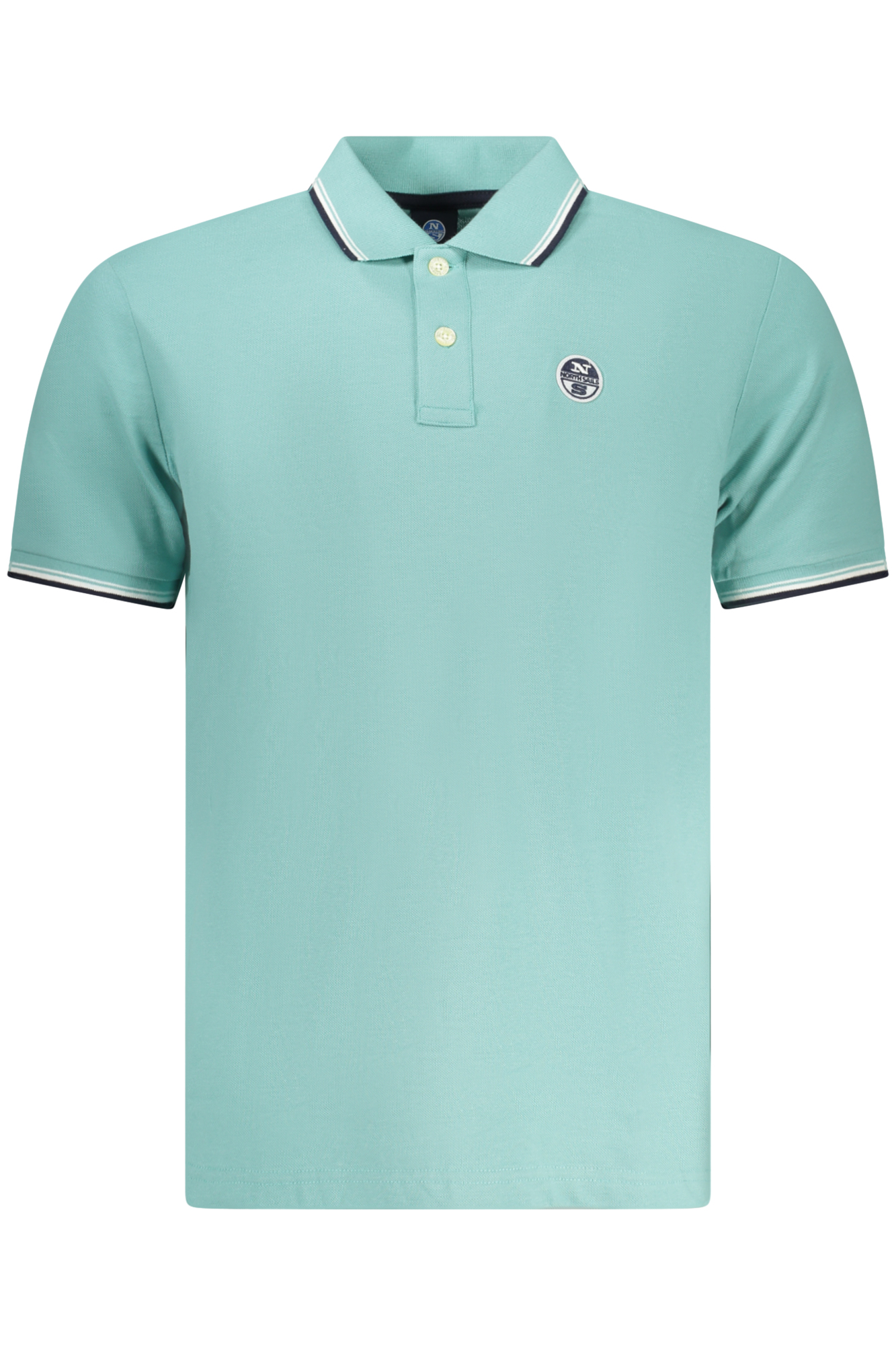 NORTH SAILS POLO MANICHE CORTE UOMO AZZURRO