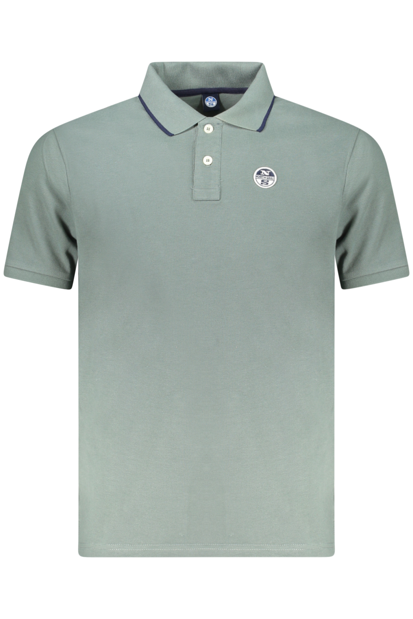 NORTH SAILS POLO MANICHE CORTE UOMO VERDE