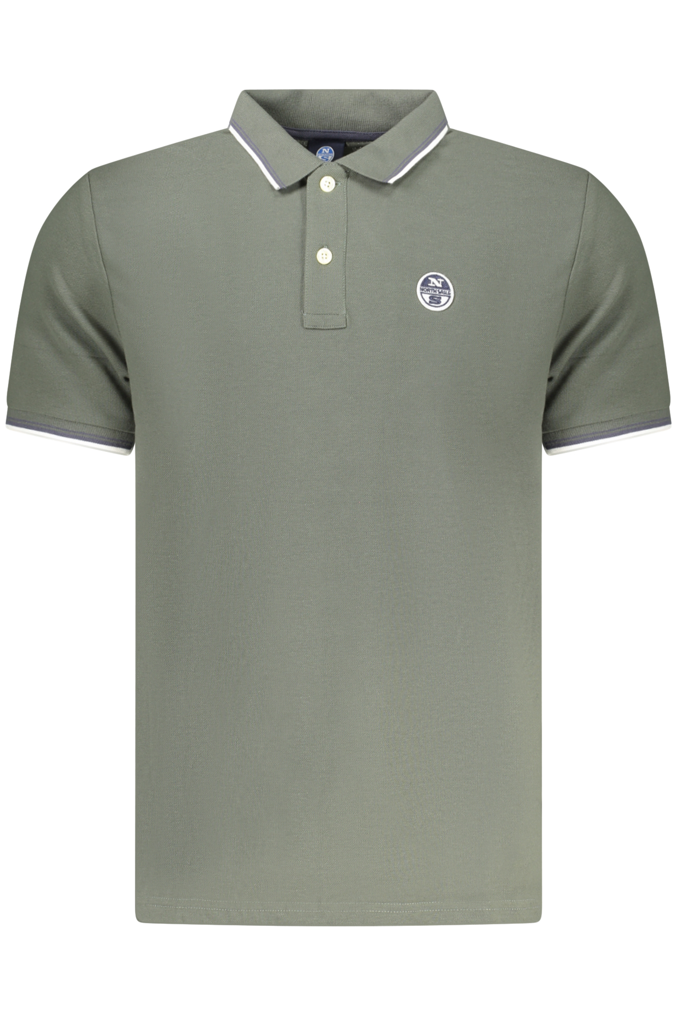 NORTH SAILS POLO MANICHE CORTE UOMO VERDE