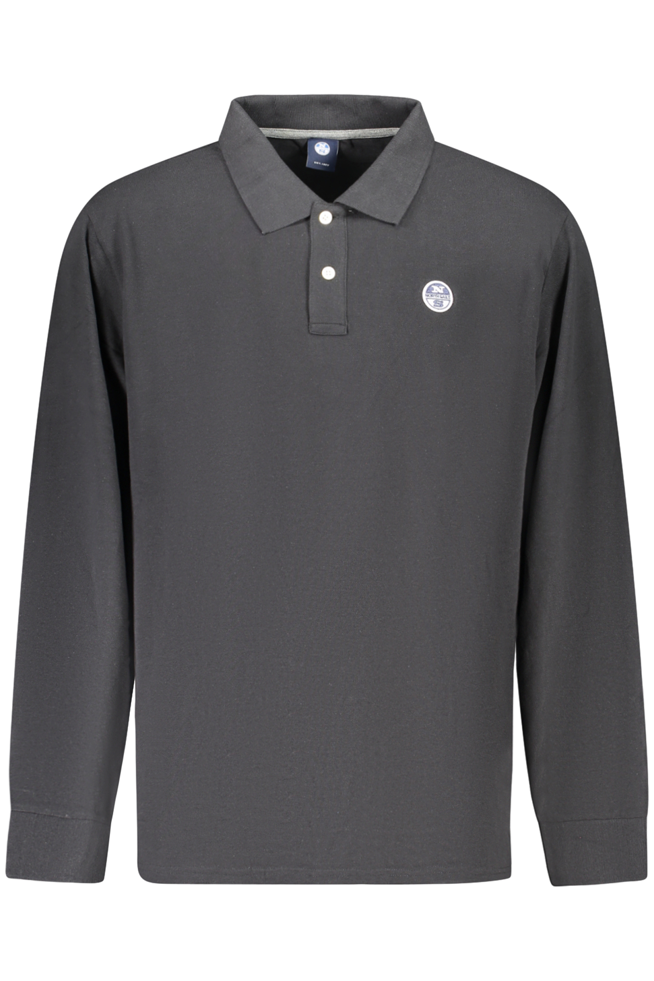 NORTH SAILS POLO MANICHE LUNGHE UOMO NERO