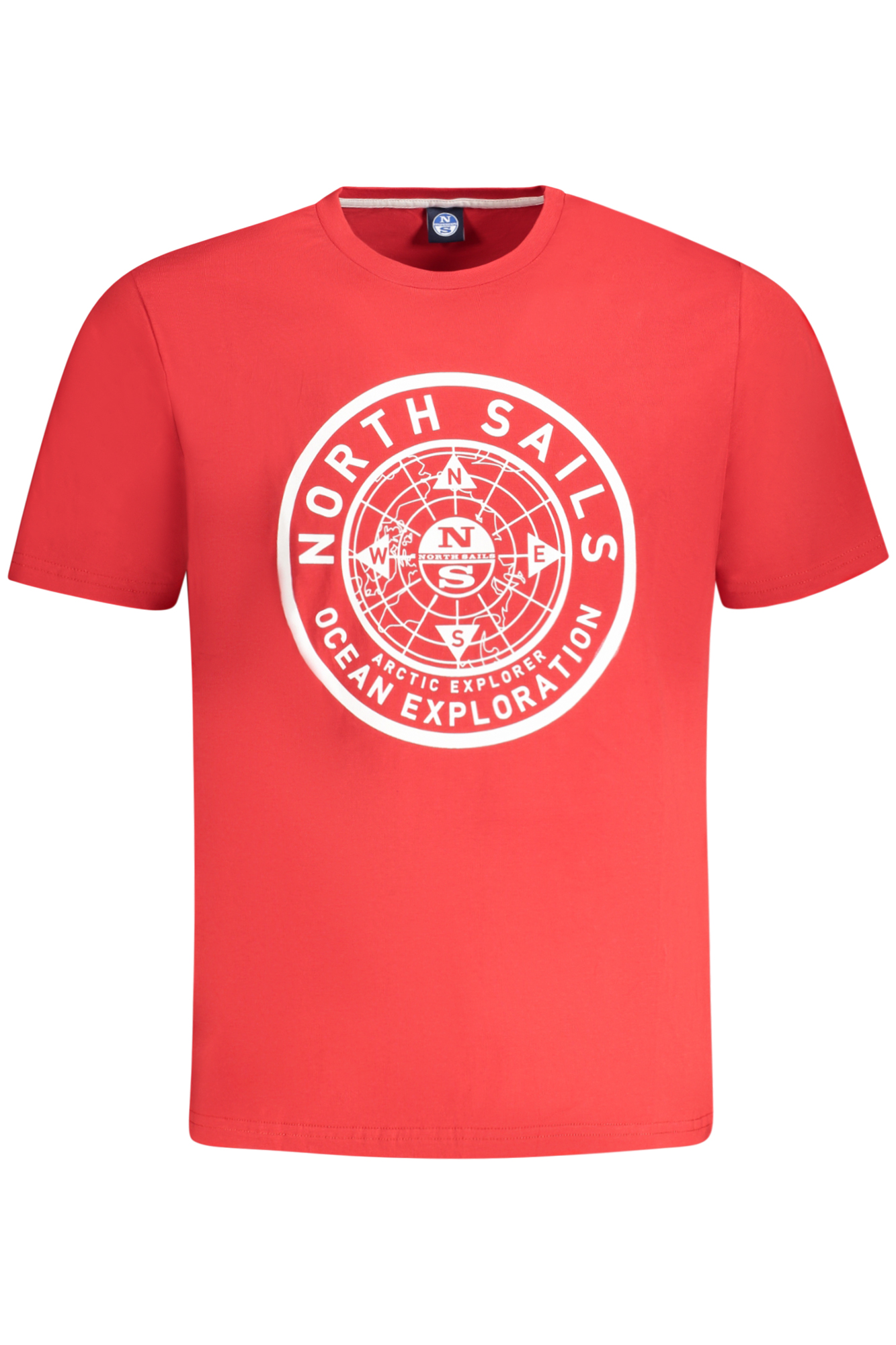 NORTH SAILS T-SHIRT MANICHE CORTE UOMO ROSSO