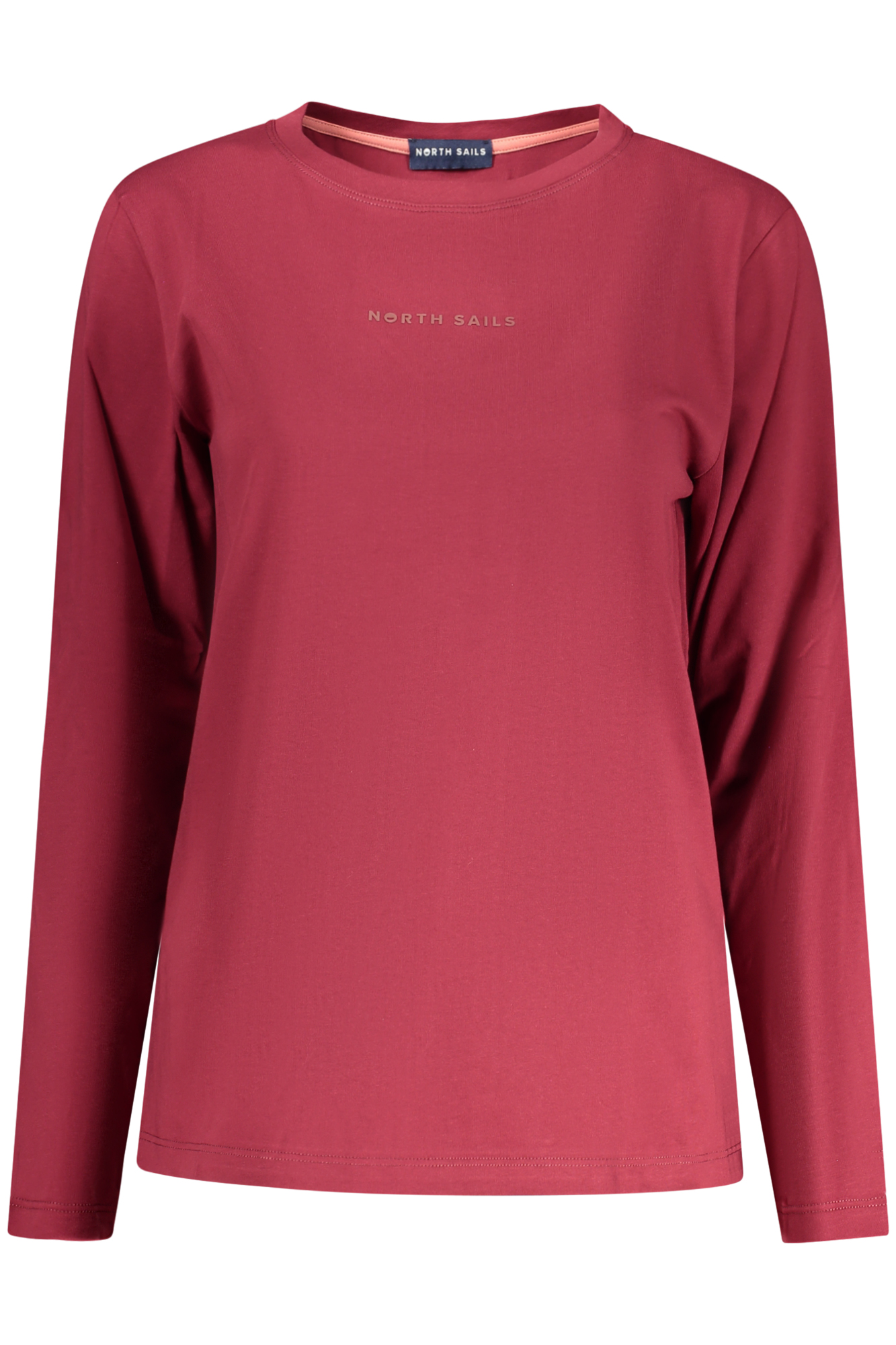 NORTH SAILS T-SHIRT MANICHE LUNGHE DONNA ROSSO