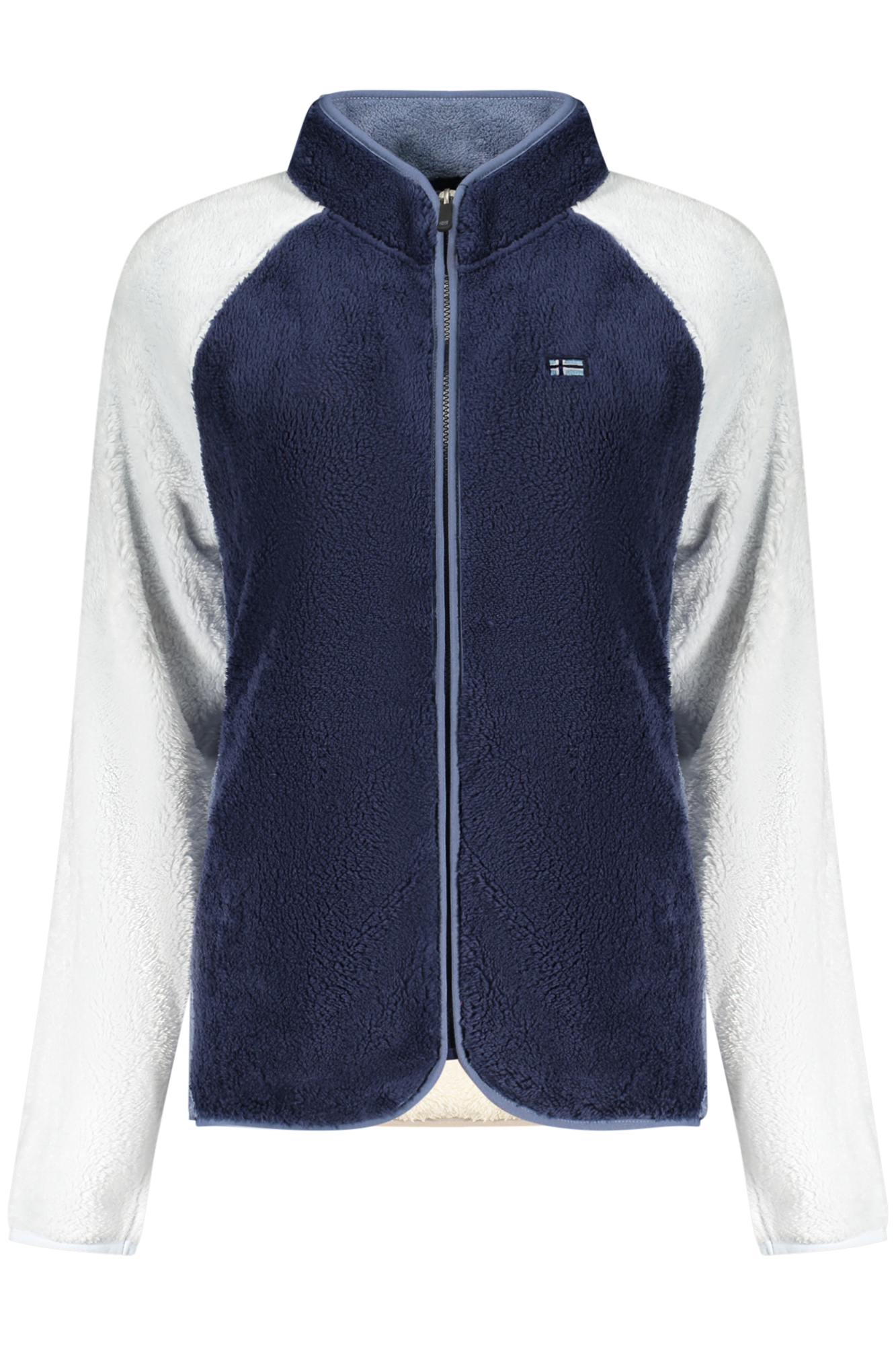 NORWAY 1963 FELPA CON ZIP DONNA BLU