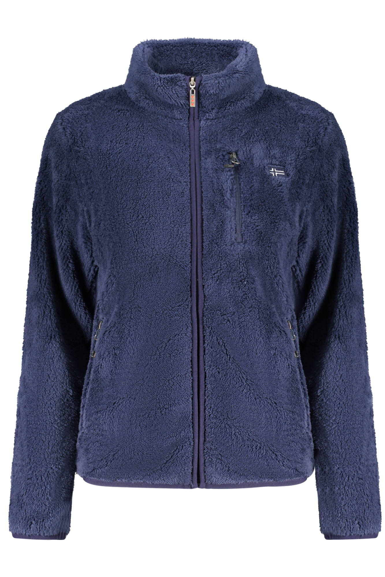 NORWAY 1963 FELPA CON ZIP DONNA BLU