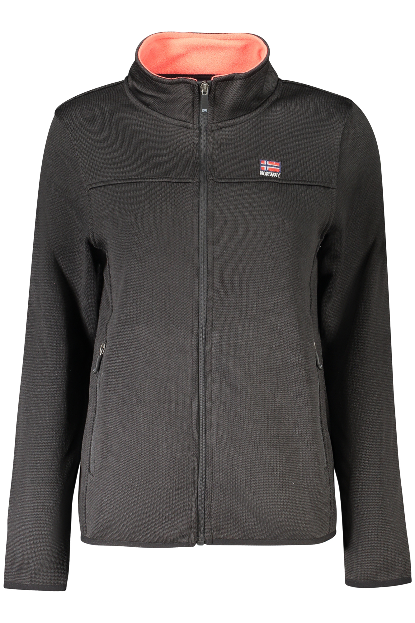 NORWAY 1963 FELPA CON ZIP DONNA NERO