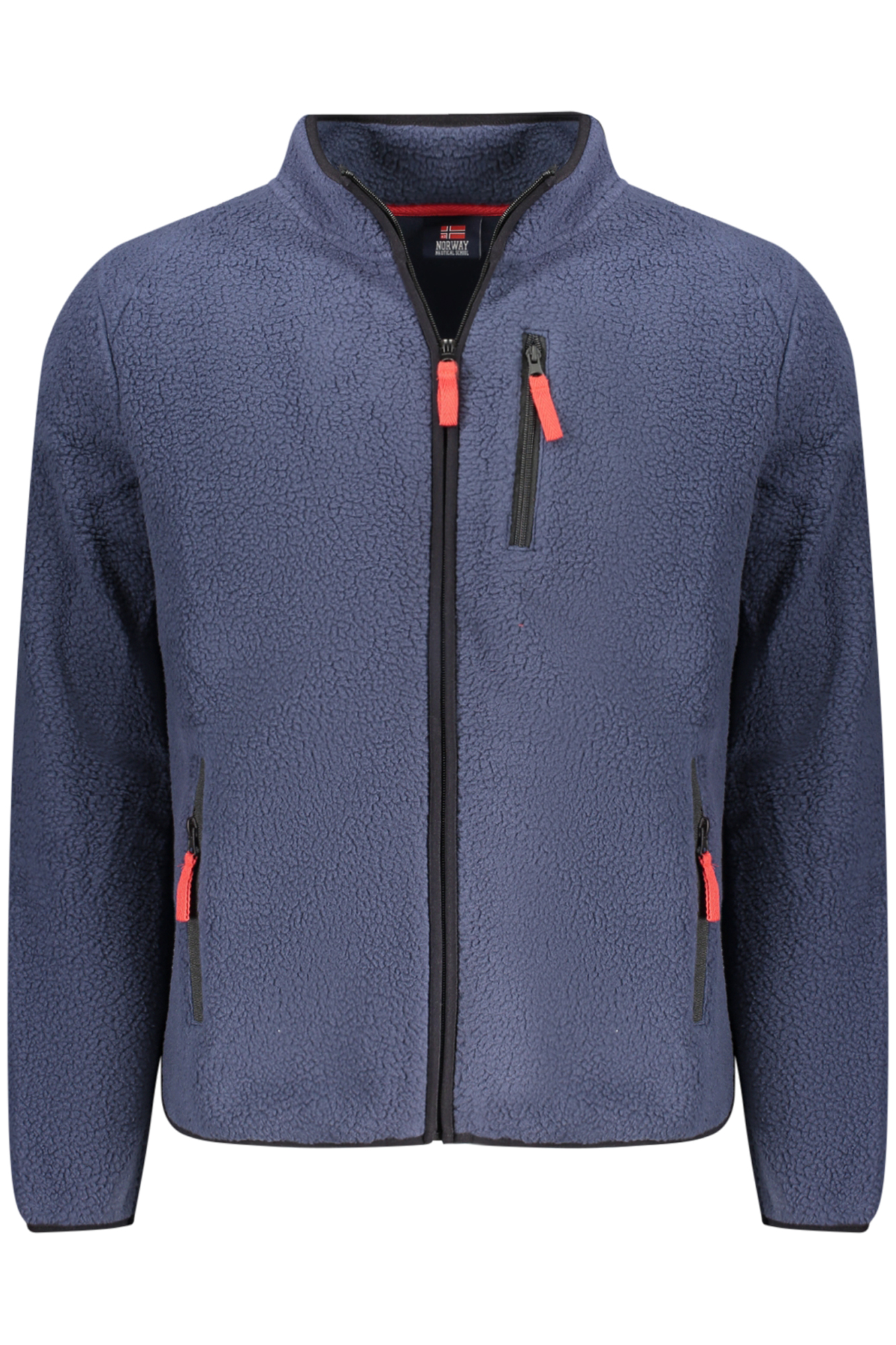 NORWAY 1963 FELPA CON ZIP UOMO BLU