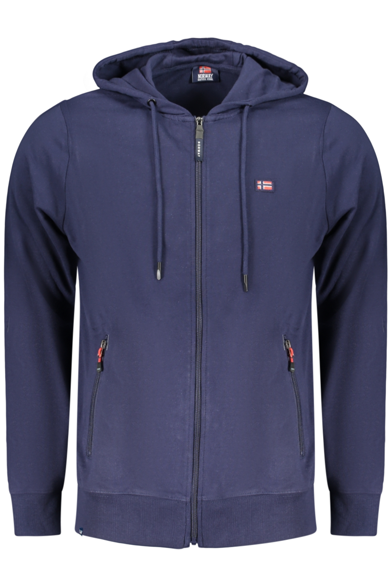 NORWAY 1963 FELPA CON ZIP UOMO BLU