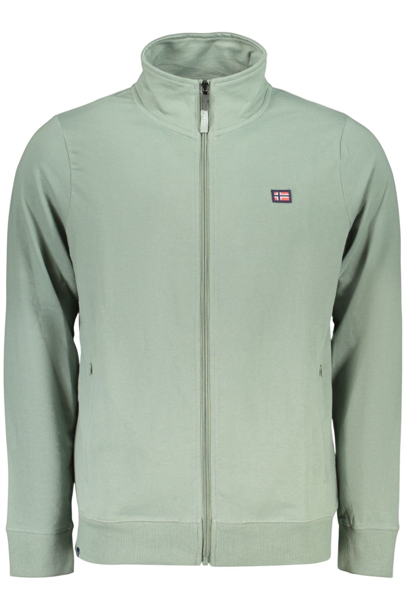 NORWAY 1963 FELPA CON ZIP UOMO VERDE