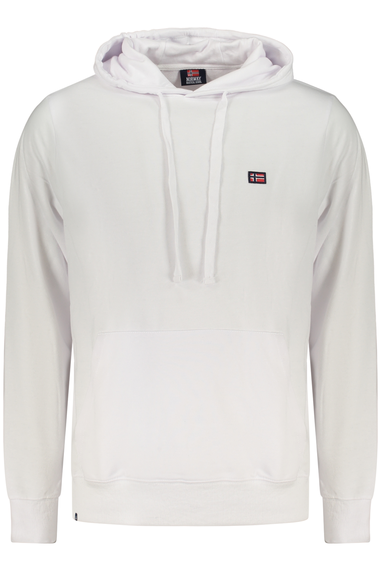 NORWAY 1963 FELPA SENZA ZIP UOMO BIANCO