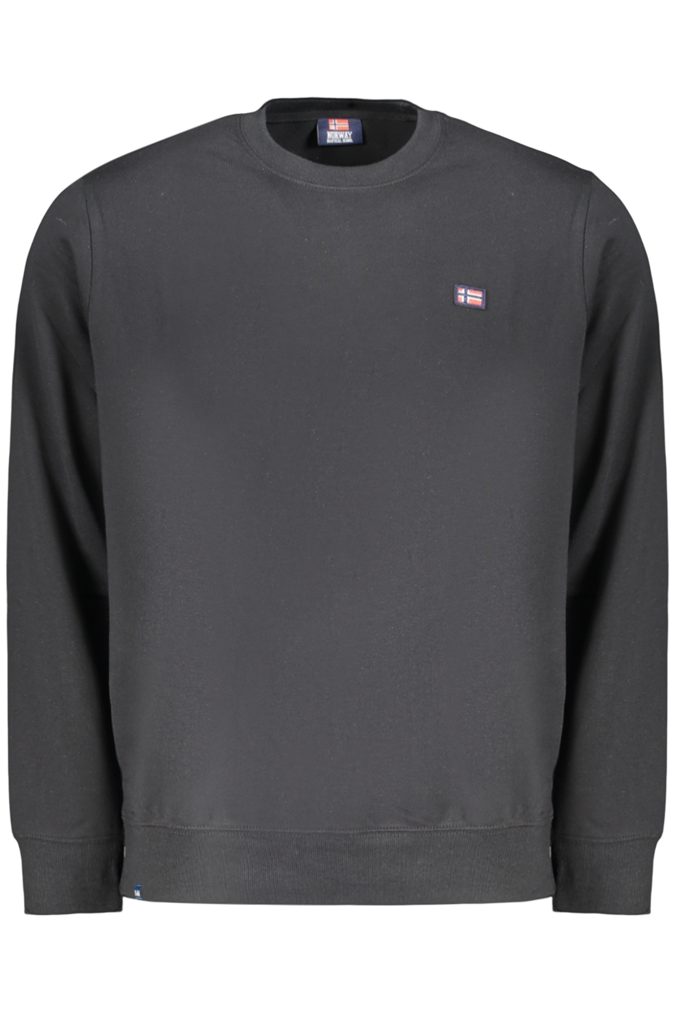 NORWAY 1963 FELPA SENZA ZIP UOMO NERO